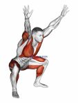 Sitting Sumo with Arms-Up Mobility Stretch