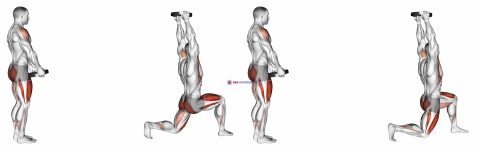 Weighted Lunge with Swing