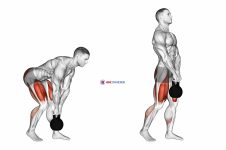 Kettlebell Kickstand One Leg Deadlift