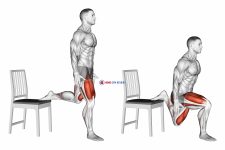 Bulgarian Split Squat with Chair