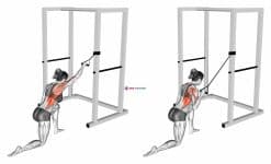 Band Kneeling One Arm Pulldown (female)