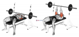 Barbell Close-Grip Bench Press