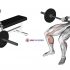 Barbell Lying Preacher Curl