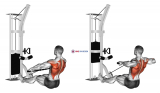Cable Floor Seated Wide-grip Row