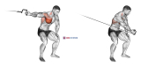 Cable One Arm Lateral Bent-over