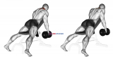 Dumbbell Decline Shrug (version 2)