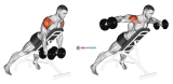 Dumbbell Incline Rear Lateral Raise