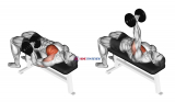 Dumbbell Lying One Arm Press