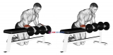 Dumbbell Over Bench Wrist Curl