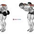 Dumbbell Standing One Arm Concentration Curl