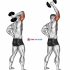 Dumbbell Standing One Arm Curl (over incline bench)