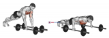 Floor Fly (with barbell)