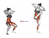 High Knee Squat