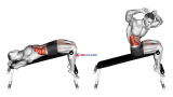 Incline Twisting Sit-up