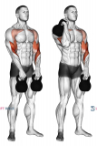 Kettlebell Alternating Hang Clean