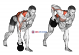 Kettlebell One Arm Row