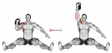 Kettlebell Seated Press