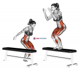 Lateral Twist box Jump