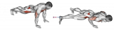 Push-Up Inside Leg Kick