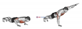 Raise Single Arm Push-up