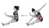 Seated Twist (straight arm)