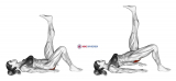 Single Leg Hip Bridge (straight leg)