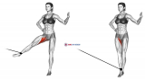 Band hip adduction