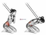 Band kneeling crunch