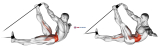 Band alternating v-up
