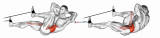 Band bicycle crunch