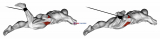 Band Lying Hip Internal Rotation