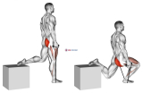 Band single leg split squat