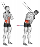 Band standing twisting crunch