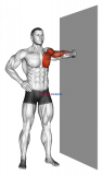 Standing one arm chest stretch