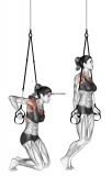 Suspension Self assisted Chest Dip