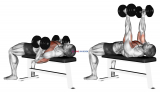 Dumbbell Lying Hammer Press (version 2)