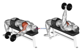Dumbbell One Arm Bench Fly
