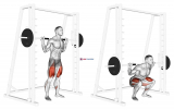 Smith Low Bar Squat