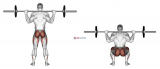 Barbell Full Squat (Back POV)