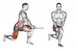 Crossover Reverse Lunge