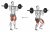 Barbell Jerk Dip Squat