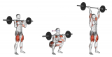 Barbell Squat to Shoulder Press