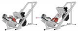 Sled 45ø Narrow Stance Leg Press