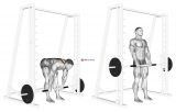 Smith Stiff Legged Deadlift