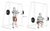 Smith Zercher Squat