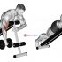 Dumbbell One Arm Seated Bicep Curl on Exercise Ball