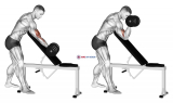 Dumbbell One Arm Zottman Preacher Curl