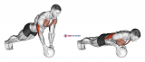 Medicine Ball Close Grip Push Up