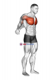 Straight Arms Backward Chest Stretch