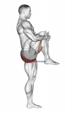 Standing Knee To Chest Stretch